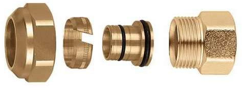 680285 DARCAL Raccordo meccanico per tubo multistrato 3/4” F - Ø 25x2,5 CALEFFI
