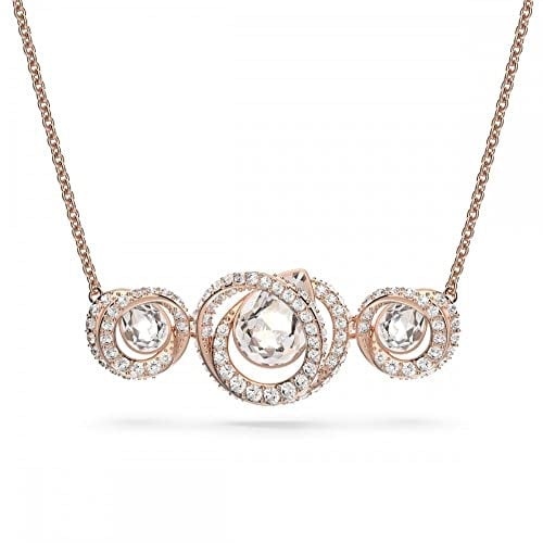 Swarovski Collier Generation blanc, plaqué or rose 5636589, Or rose