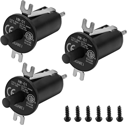 Hopper Lid/Door Switch 3-Pack, Replacement Part for Masterbuilt Gravity Series 560/800/1050 XL Digital Charcoal Grill + Smokers