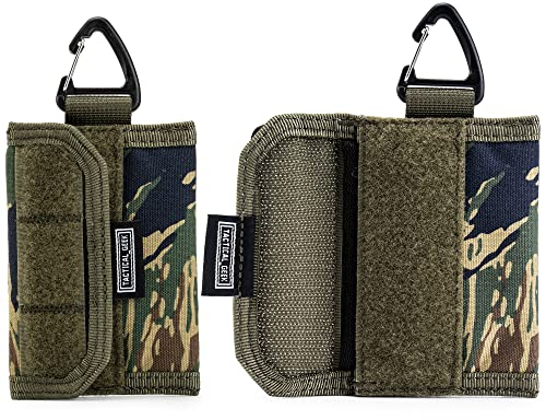 TACTICAL_GEEK A2S EDC Pouch Bags 500D Nylon Pocket Organizer für Herren Kleiner kompakter EDC Pouch Organizer für EDC-Element, Feuerzeug, EDC-Münzen, mit DIY-Patch-Bereich, Tarnung