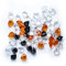 Dreamflame Mix Colors 200 PCS Acrylic Diamond Decorations Rock Crystals for Electric Fireplace, Vase Filler, Home Decoration(1 LB)