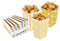 Cabilock 50pcs Boxes Popcorn Holders Paper Mini Popcorn Cups Mini Containers Candy Containers Party Candy Cartons Cardboard Popcorn Snack Box