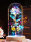 Beferr Birthday Gifts for Women Galaxy Colorful Rose Mothers Day Rose Gifts for Mum,Mother Day Crystal Rainbow Flower Gift for Mum Her Grandma Wife Girlfriend Light Up Flower In Glass Dome Anniversary