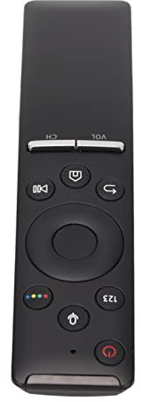 Rmcspm1Ap1 Télécommande Abs Noir TV Télécommande Remplacé pour Smart Voice Remote pour Un49Mu6300F Rmcspm1Ap1 Qn43Q60Rafxza Qn49Q60Rafxza LED LCD HD TV