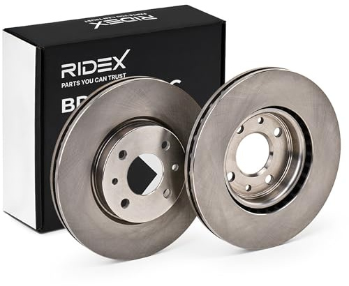 RIDEX 82B0067 2x Disco freno Anteriore senza viti/bulloni Compatibilità con FIAT 500 312