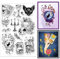 GLOBLELAND Hallowee Magical Witchcraft Transparente Silikonstempel Magic Ball Klare Stamps Fantasy Kitten Silikonstempel Für Kartengestaltung DIY Prägung Journaling Witch's Day
