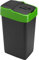 Sterling Ventures Plastic Swing Recycle Kitchen Rubbish Refuse Bin Waste Dustbin Home Office (Blue Yellow Green Each 35L)