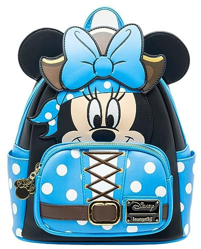 Loungefly Disney Pirate Minnie Mouse Cosplay Women's Backpack Purse, Multicolor, One Size, Wdbk3244