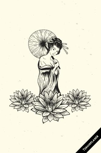 Terminplaner: Schlichter Wochen- und Tagesplaner im schönen Geisha-Design