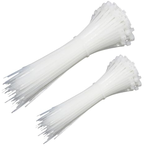 EODKSE Serre-Cables électriques 100mm x 1.9 mm+150 MMX 1.9mm, Attache Cable, Serre Cables en Plastique, Colliers Serre-Cable, Noir, Lot de 100 Pièces, élargir et Allonger