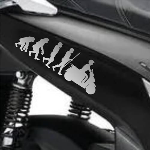 Kit 2 adesivi evoluzione compatibili con Honda SH 350 SH350 decal grafiche carene scooter Cod. 2025 (090 Argento)