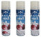 Kunstschnee Spray für Weihnachtsdekoration, Krippe, Weihnachtsbaum, Dose mit 100 ml, 3 Stück