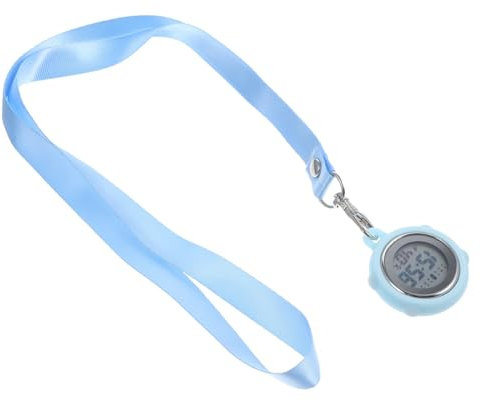 Holibanna Montre De Poche Numérique avec Design De Boucle pour Infirmière Montre De Poche Légère avec Porte-clés pour Journée des Infirmières