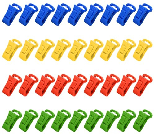 Sockenklammern für Waschmaschine und Trockner, 36 Stück Sockenclips mit Aufhängehaken, Mini Wäscheklammer Sockenhalter, Sockenklammer Direkt in Die Schublade Ohne Sie zu Falten
