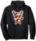 Tanzendes Rentier Mit Lichterkette Und Weihnachtsmütze Pullover Hoodie