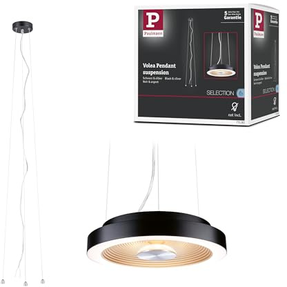 Paulmann 71182 WD Volea Pendelabhängung Schwarz/Silber Metall