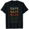 Love Heart Safe Tee Grunge Vintage-Stil Schwarz Tresor T-Shirt