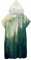 CDXNORA Poncho Handtuch - Erwachsene Surf Poncho Mit Kapuze Strandtücher Schwimmen Strand Poncho Für Herren Damen Jugendliche, Abstrakte Dunstige Waldlandschaft Mikrofaser Badeponcho Badetuch