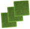 VICASKY 3St Kunstrasen Moosteppich-Terrarium gefälschter Grasteppich Indoor-Outdoor-Teppich künstlicher Rasen Kunststoffrasen Sandtisch-Rasenmodell Sand Tischgrasmatte Plastik Green