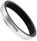 49mm Filter Adapter Ring, for Fujifilm X100 series camera X100 X100S X100T X100F X100V X100VI Aluminum Alloy Black/Silver(Silver)