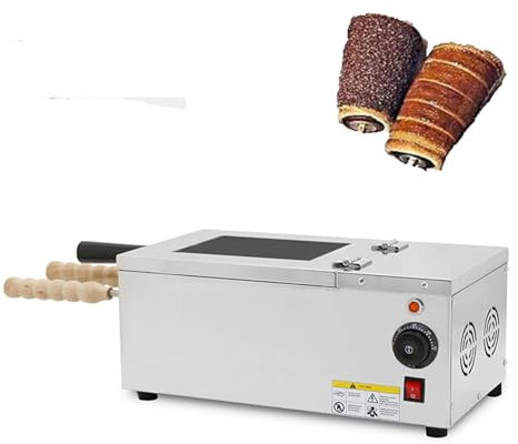 Electric Cake Oven with 2 Baking Rollers, 1500W Power & 50°C~300°C Adjustable Temperature, Ideal for Home Kitchen and Commercial Restaurant Use