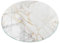 Plateau de Table ⌀ 80 cm en Verre Décor Élégant Durable Decoratif pour Le Salon, la Cuisine et la Salle à Manger Surface Lisse Verre Trempé - Motif Marbre élégant avec veines