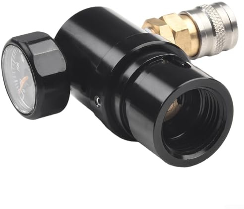 Gettimore Für GEN2-Regler mit Foster-Kupplung und Fernschlauch, einstellbarer Druck 40–150 PSI, SLP-Tanks