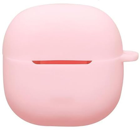 GIOPUEY Funda Compatible con Xiaomi Redmi Buds 8 Lite, Ultradelgado Silicona Case Cover, Anti-caída, Portátil - Rosa