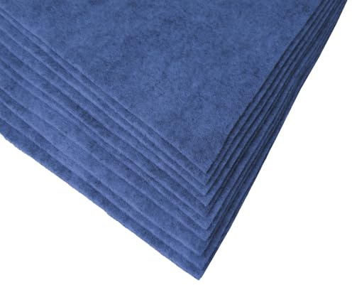 maDDma Bastelfilz Bögen 10er-Pack Flex Filz DIN A4, Stärke 1,5-2mm, Filzplatte, 50 Farben