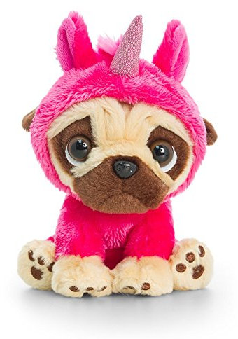 Pugsley Weiche Spielzeug Nette Pug Plüsch Kiel Spielzeug 14cm (Einhorn)