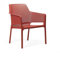 NARDI - Stuhl - Relax - Zeitgenössisch - Rot - Polypropylen recycelbar und Fiberglas - Armlehne - Outdoor und Indoor