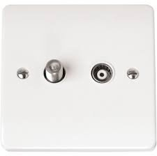 CLICK Mode CMA170 Non-Isolated Satellite & Non-Isolated Coaxial Socket Outlet