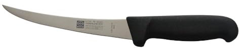 SICO Ausbeinmesser gebogen steif Farbe Schwarz, Größe 15 cm