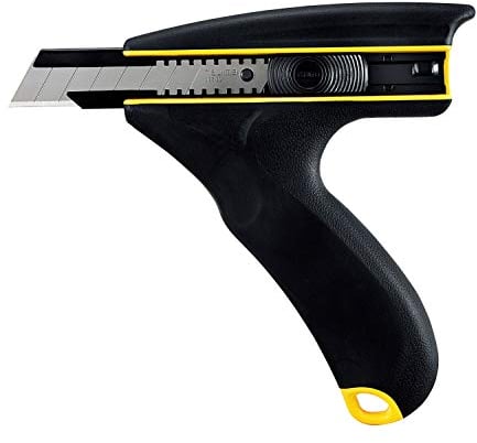 Tajima Strong-J Grip Fugencutter Set mit 10 Klingen (Cutter mit Ersatzklingen) 22 mm - DC690YB, Cuttermesser DC690 STRONG-J GRIP