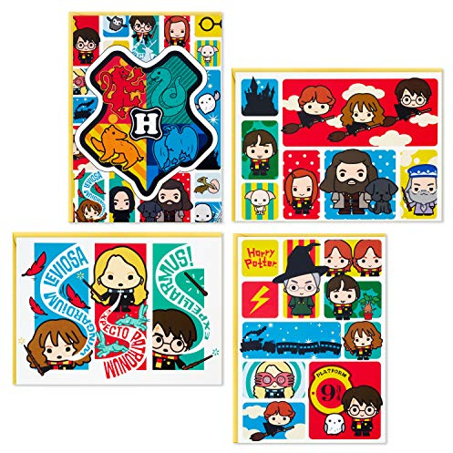 Hallmark Harry Potter Hogwarts-Karten für Kinder (12 Blanko-Karten mit Umschlägen)