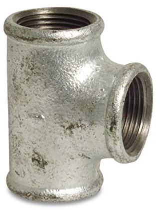 Gewindefitting Temperguss T-Stück 3/4 IG x 3/4 IG x 3/4 IG