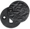 Ironmongery Solutions® Black Cast Iron Escutcheon Plates Keyhole Cover Key Hole Door Lock Accessories (Standard Covered Escutcheon)