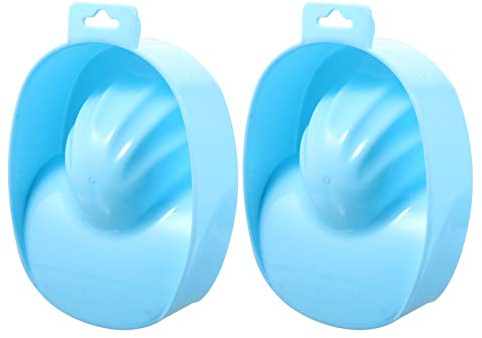Uonlytech 2st Einlagige Handbadewanne Hand Tränkende Schüssel Schale Zum Einweichen Von Nägeln Tränken Sie Die Politurentfernerschale Nagel Maniküre Plastik Fingerschale Handgebrauch