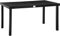 Outsunny Gartentisch für 6 Personen Esstisch Aluminiumtisch Gartenmöbel Loungemöbel pflegeleicht Kunststoff Schwarz 140 x 90 x 74 cm