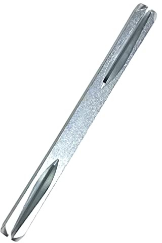 8mm x 90mm Door Handle Spindle Bar Replacement Steel Split-End – Pack of 1 | Single spindle with slotted sprung ends for grip in latch follower. UPVC, composite, French door handle replacement.