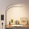 Aisutha Schreibtischlampe Klemmbar, Schreibtischlampe Led mit Stecker, 3 Farben, 10 Helligkeiten, 144 Led-Energiesparlampen-Perlen, 2 Lampe, Schreibtisch Lampe Dimmbar,9.8w (Energieklasse G)