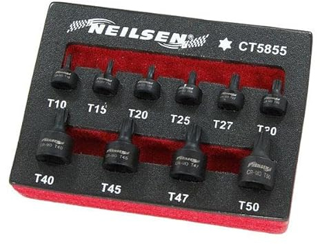 Impact Bit Socket Set Star T10-t50