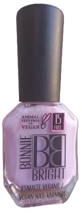 Bonnie Bright Esmalte Uñas Vegano Sylvatica 12 ml | Tono Lila Claro | Pintauñas Natural 15-free Certificación PETA | Sin necesidad de base | Apto para Alérgicos y Pacientes Oncológicos
