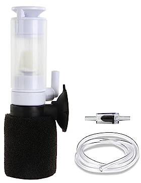SENZEAL Schwammfilter Aquarium Klein Luftheber Filter Aquarium Mini-Mehrschichtfilter mit Rückschlagventil 106cm Airline-Schlauch für Klein Aquarium