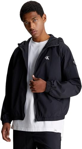 Calvin Klein Jeans Blouson Homme Windbreaker Mi-Saison, Noir (Ck Black), L