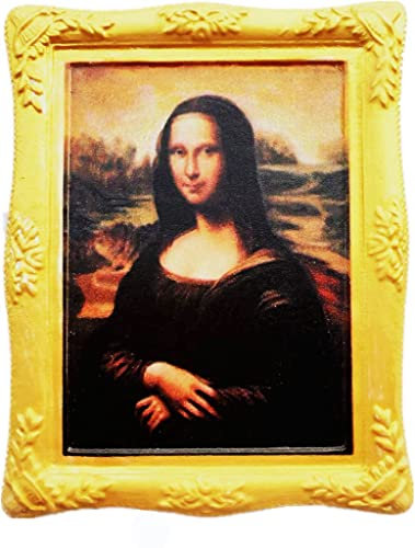Berühmte Malerei Mona Lisa von Leonardo da Vinci Italien Kühlschrankmagnet Kühlschrankmagnet Dekoration Magnet Aufkleber Souvenir Harz Handwerk