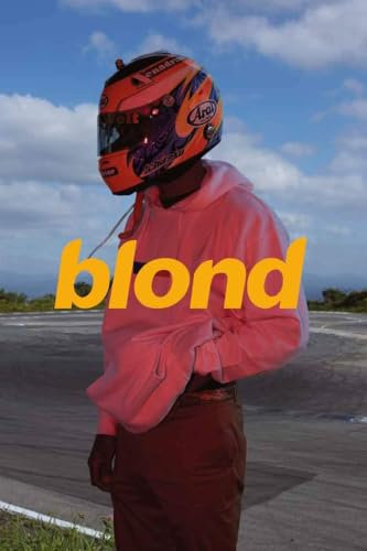 BUY ART FOR LESS Offiziell lizenziertes Frank Ocean Blond Helm 61 x 91 cm Poster – Vintage-Stil – Posterpapier – fertig zum Rahmen