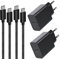 2Pack 45W USB C Ladegerät Handy Netzteile Ladekabel für Samsung Galaxy S25 Ultra/S23 Plus/S24/S24 Ultra/S22/S21 FE,Note 20,Z Fold 4 5 6/Z Filp,A25 5G,Tab S9 S7 S8,iPhone 15 Pro Max Schnellladegerät
