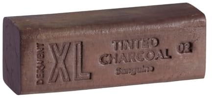Derwent : Tinted Charcoal XL Block : Sanguine