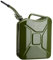 ESTO Tanica Benzina in Metallo Verde Militare Capacità 5L, 10L, 20L Con o Senza Beccuccio, Chiusura di Sicurezza, Antiruggine Certificata UN Trasporto Merci Pericolose 5 LITRI/CON BECCUCCIO